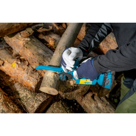 Mini piła łańcuchowa akumulatorowa DEDRA SAS+ALL DED7099 18V, prowadnica 4"