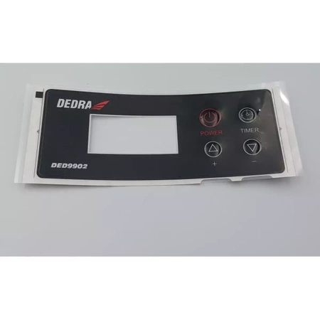 #07 Naklejka panelu sterującego do osuszacza budowlanego DED9902