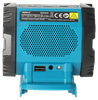 Głośnik akumulatorowy 18V bluetooth, port USB, DEDRA SAS+ALL DED7004