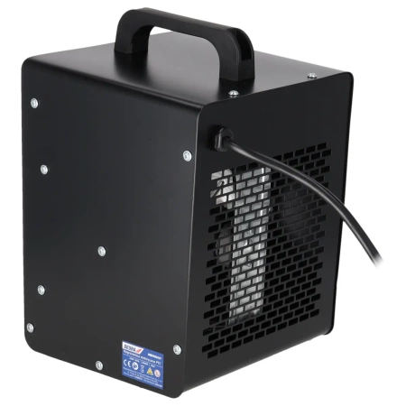 Nagrzewnica elektryczna PTC 3,0kW, kwadratowa, czarna DEDRA DED9931C1 ceramiczny element grzejny