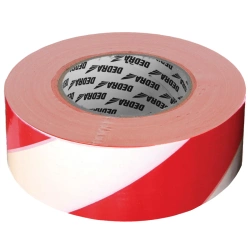 Taśma ostrzegawcza z klejem 50mm x 33 m, DEDRA 11T2095