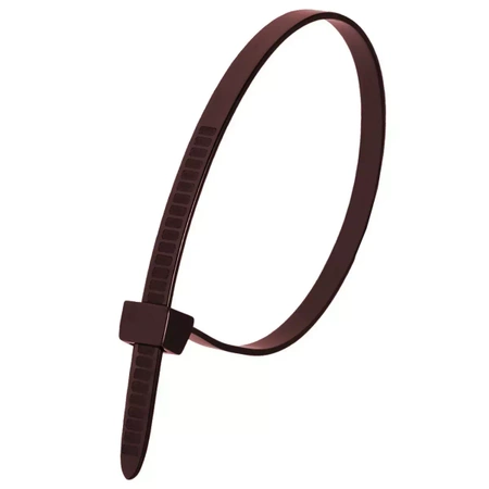 Extra strong nylonowe opaski zaciskowe brązowe DEDRA 11F76372 7,6x370mm (100szt.)