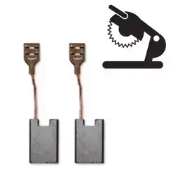 Szczotki elektrografitowe DEDRA YSG007 do ukosnicy, pilarki ukosowej DED7745