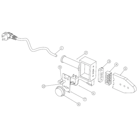 Części zamienne do zgrzewarki do rur PANSAM A124020