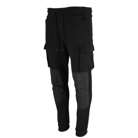 Spodnie dresowe czarne DEDRA BH21SA-LD, rozmiar LD/54, gramatura 300 g/m²