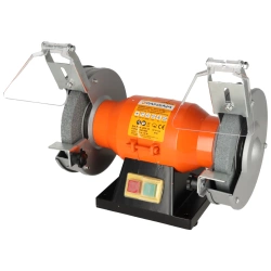 Szlifierka stołowa, dwutarczowa A067100 PANSAM 150W, 125x16mm, do pracy na sucho