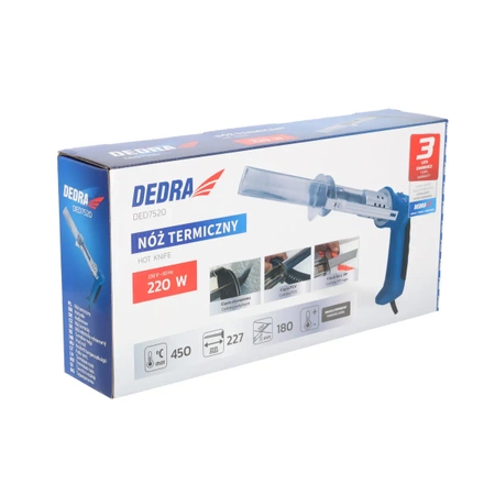Nóż termiczny do cięcia styropianu DEDRA DED7520 moc 220W