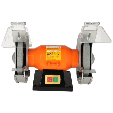 Szlifierka stołowa, dwutarczowa, A067110 PANSAM 150W, 150x16mm, do pracy na sucho