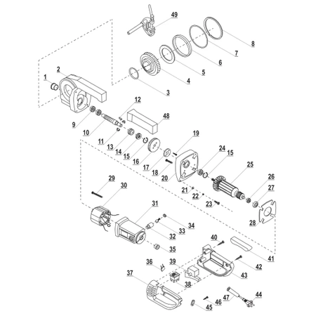 Części zamienne do gwintownicy do rur DEDRA DED7511