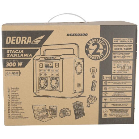 Stacja zasilania DEDRA DEZS0300 300/500W