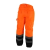 Spodnie ocieplane DEDRA BH80SP2-XXL rozmiar XXL, pomarańczowe
