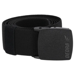 Czarny pasek do spodni 120 cm, klamra metal free, DEDRA BH2AP02