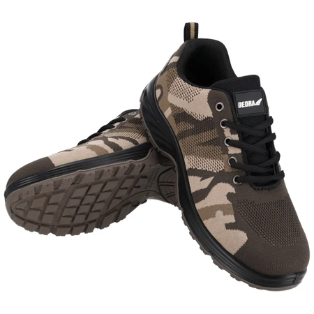 Półbuty bezpieczne, buty BHP  DEDRA BH9M5-47 moro, rozmiar: 47, kat.S1 SRC