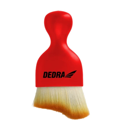 Pędzel detailingowy do wnętrza DEDRA 2001A62, delikatne, bardzo miękkie włosie, do elementów wewnętrzynych