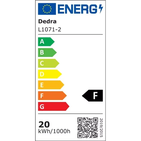 Lampa warsztatowa DEDRA L1071-2 20W SMD LED, Economy, statyw, IP65