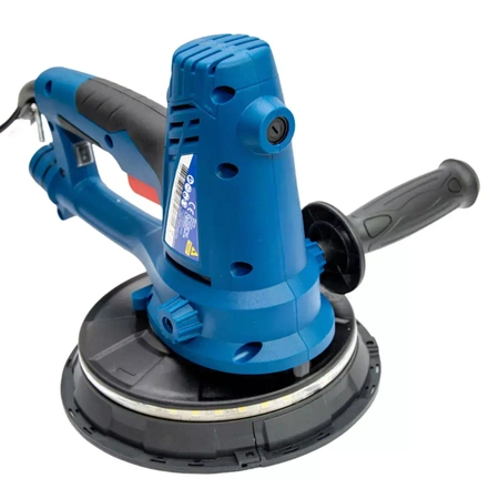 Szlifierka ręczna do gipsu LED DEDRA DED7764 750W, tarcza 180mm, do gładzi gipsowej, z odsysaniem