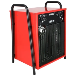 Nagrzewnica elektryczna 15kW, kwadratowa, czerwona DEDRA DED9925