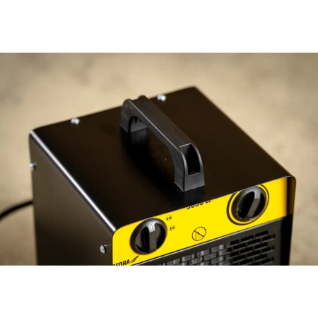 Nagrzewnica elektryczna PTC 3,0kW, kwadratowa, czarna DEDRA DED9931C1 ceramiczny element grzejny