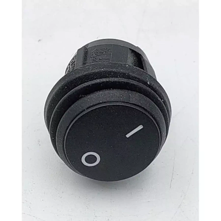 #1 Przelacznik kołyskowy CZARNY 0-I 230V do DED7521/22, nowy do maszyny do styropianu DEDRA DED7521