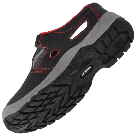 Sandały bezpieczne, buty BHP  DEDRA BH9D1-41 skórzane, rozmiar: 41, kat.S1 SRC