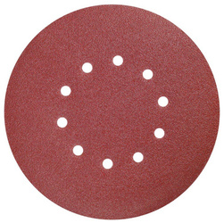 Tarczki ścierne z otworami do szlifierek do gipsu DEDRA DED7749B2 225mm, gr.100, 5szt.