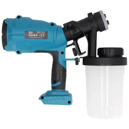 Akumulatorowy agregat do malowania natryskowego DED7057 DEDRA SAS+ALL 0,7l/min, lepkość 60 DIN-S, dysze 2.0-2.5mm, 900ml