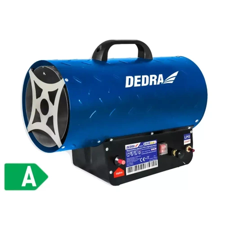 Nagrzewnica gazowa 18-30kW, niebieska DEDRA DED9944