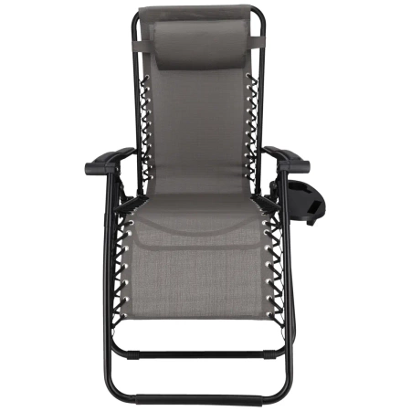 Leżak rozkładany, wielopozycyjny DEDRA N1027 ZERO GRAVITY, wymiary 157x65x107 cm