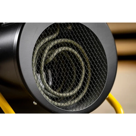 Nagrzewnica elektryczna 5kW, 400V, okrągła, czarna DEDRA DED9932B