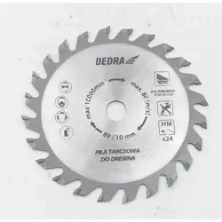 #26 Tarcza tnąca 89/10mm do minipilarki DEDRA SAS+ALL DED7049