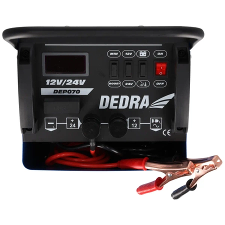 Prostownik z rozruchem DEDRA DEP070 12/24V 40-400Ah