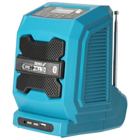 Radio warsztatowe akumulatorowe DEDRA SAS+ALL DED7005 bluetooth, USB