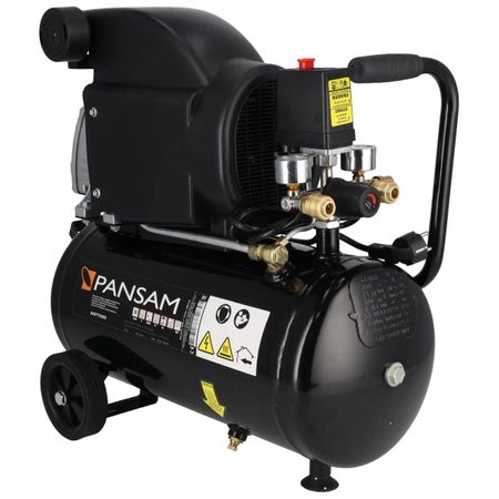 Sprężarka, kompresor 24L PANSAM A077020 olejowy 1500W 8 bar