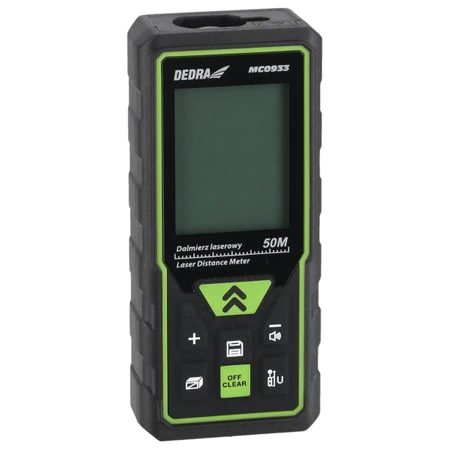 Dalmierz laserowy 50m DEDRA MC0933, dalmierz laserowy do domu