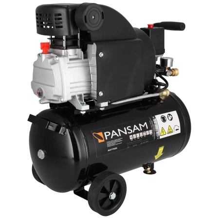 Sprężarka, kompresor 24L PANSAM A077020 olejowy 1500W 8 bar