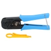 Zaciskarka do złączy modularnych, szczypce elektrotechniczne, DEDRA 1268 RJ45, RJ12, RJ11, 4P4C, 4P2C