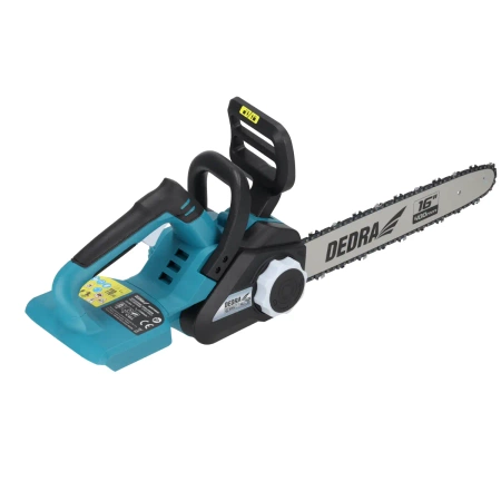 Piła łańcuchowa akumulatorowa 16", 2x 18V, DEDRA SAS+ALL DED7184V, prowadnica 16"