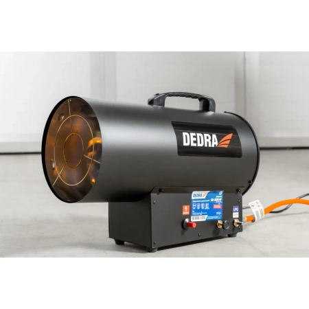Nagrzewnica gazowa 12-30kW, czarna DEDRA DED9946