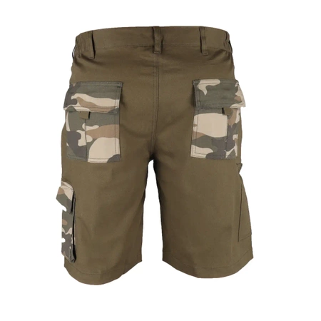 Szorty moro DEDRA BH43ST-XXL XXL/58, 97% bawełna +3% elastan, MORO line 200g/m2