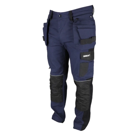 Spodnie robocze z multikieszeniami S/48, gramatura 270g/m2, DEDRA BH47SP-S