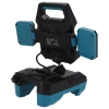 Lampa warsztatowa 18V/230V DEDRA SAS+ALL DED6907HL SMD LED, 25W (18V 2250lm)/45W(230V 4000lm), odpinany kabel