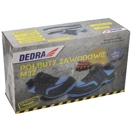 Półbuty zawodowe, buty BHP DEDRA BH9M3Z-47 sport, rozmiar: 47, kat.O1 SRC
