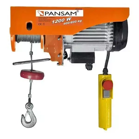 Wciągarka elektryczna, wciągnik A045120 PANSAM 400/800kg, 1200W, linkowa