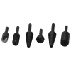 Frezy trzpieniowe do metalu i drewna, DEDRA 07F501 6szt zestaw, trzpień 6mm, HCS