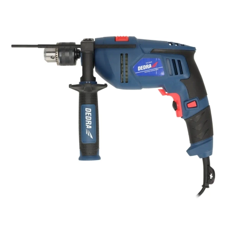 Wiertarka udarowa DEDRA DED7958K 700W, 0-2300 obr/min, uchwyt kluczykowy 13mm