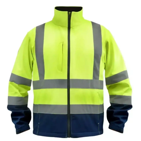 Kurtka softshell DEDRA BH80KS3-XL odblaskowa, żółta