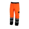 Spodnie ochronne DEDRA BH81SP2-XL  odblaskowe rozmiar XL, pomarańczowe