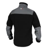 Bluza polarowa ze wstawkami, 280g/m2, rozm.S, czarno-szara, DEDRA BH6PA1-S