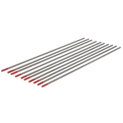 Elektroda wolframowa TIG 2,0x175 mm, czerwona, DEDRA DESW20210, 10 szt w pudełku