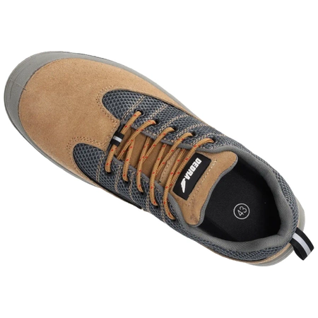Półbuty bezpieczne, buty BHP  DEDRA BH9P3-40 zamszowe, rozmiar: 40, kat.S1 SRC